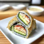 Rice Paper Sushi Sandwich (Onigirazu)