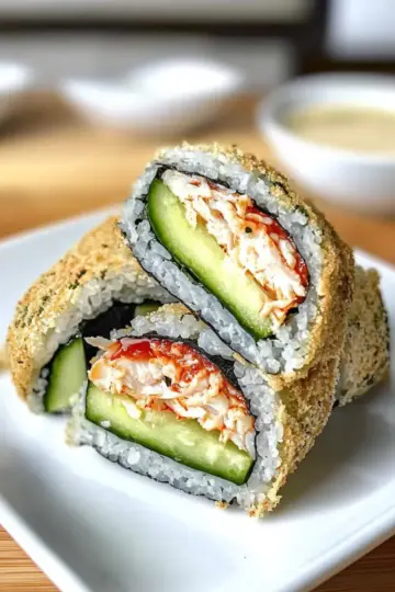 Rice Paper Sushi Sandwich (Onigirazu)