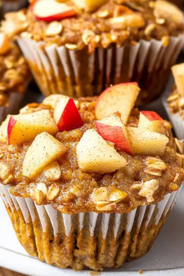 Apple Cinnamon Protein Muffins