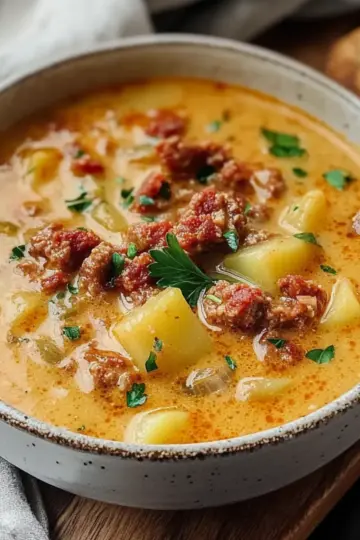 Creamy Chorizo Potato Soup