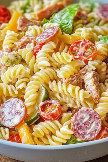 Italian Grinder Pasta Salad