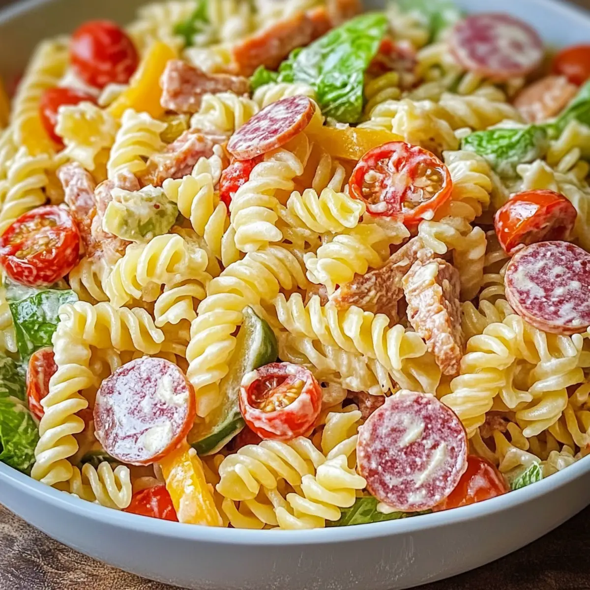 Italian Grinder Pasta Salad