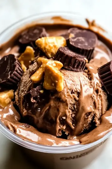 Chocolate Peanut Butter Protein Ice Cream