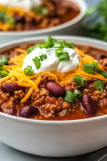 Crockpot Chili (Slow Cooker Chili)