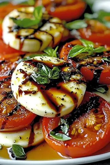 Roasted Tomato Caprese Salad