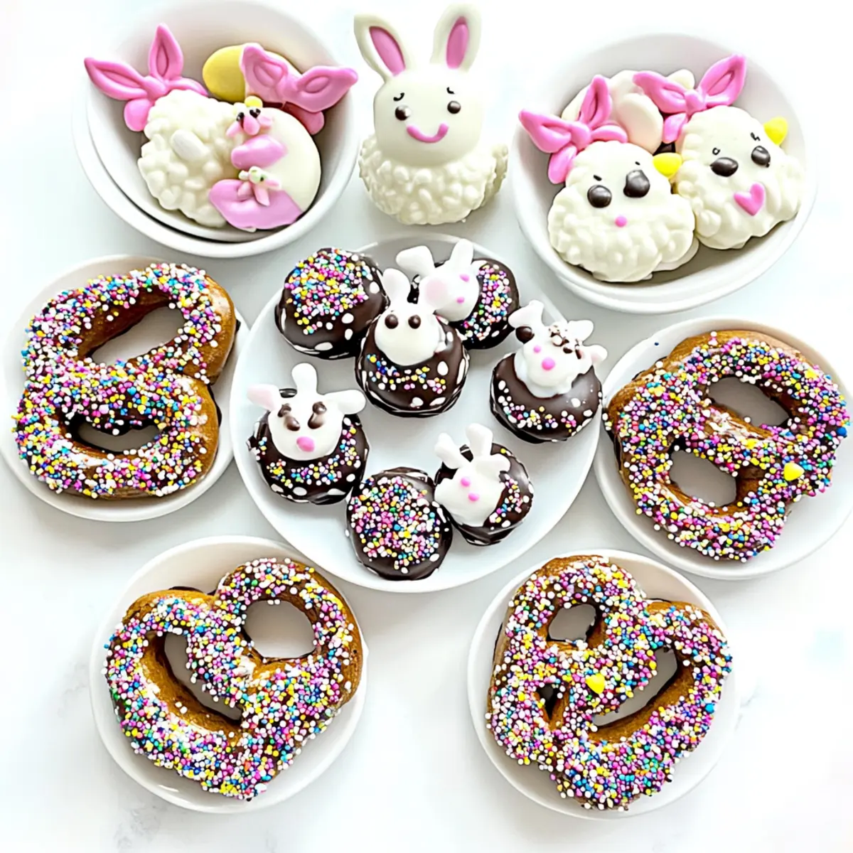 Chocolate Covered Pretzels for Easter