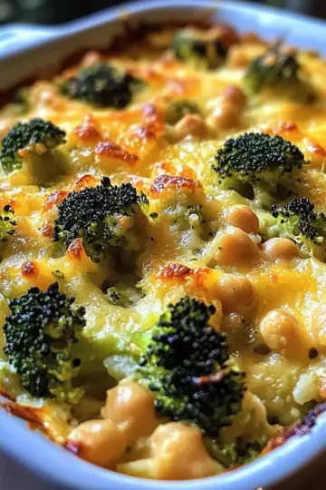 Hearty Broccoli and Chickpea Casserole