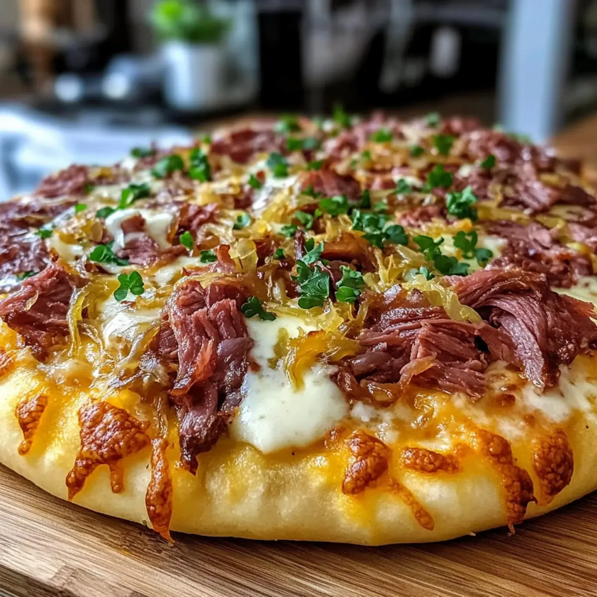 Corned Beef Pizza Recipe