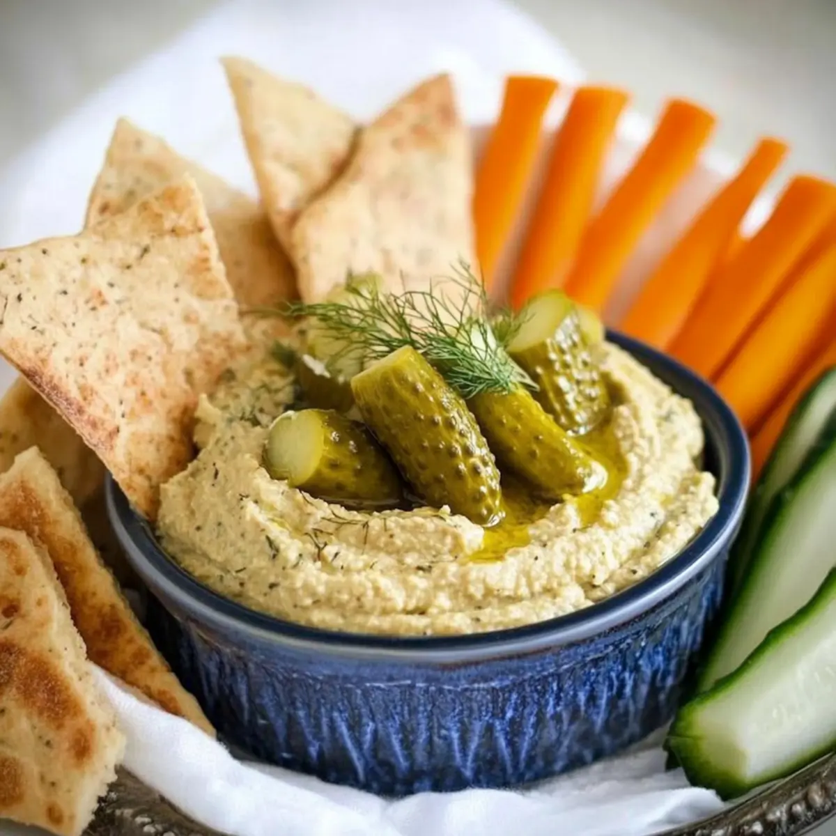 Dill Pickle Hummus