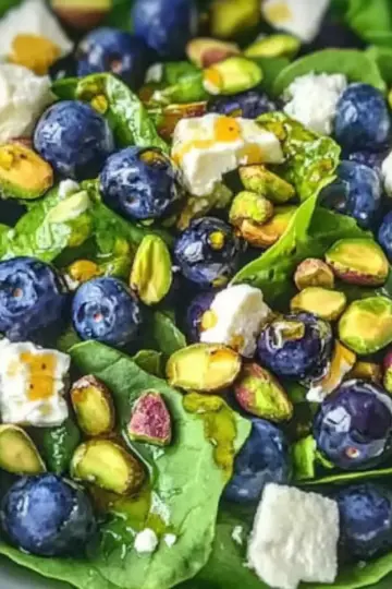 Blueberry Pistachio Spring Salad