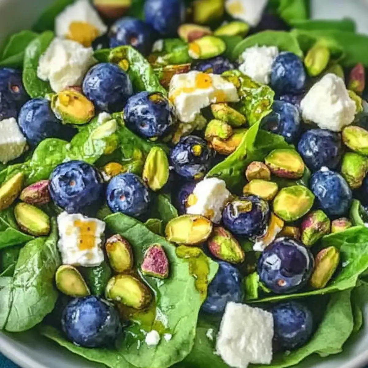 Blueberry Pistachio Spring Salad