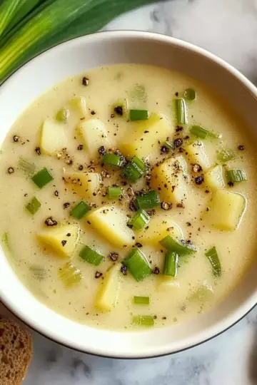 Rustic Potato Leek Soup
