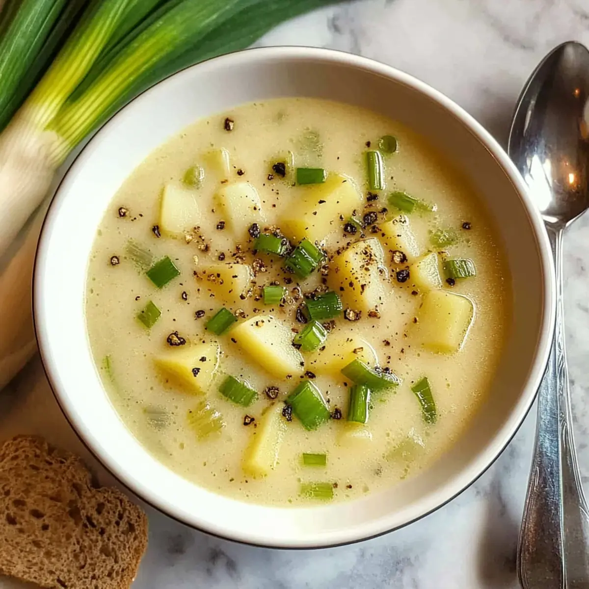Rustic Potato Leek Soup