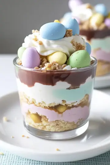 Chocolate Parfait for Easter