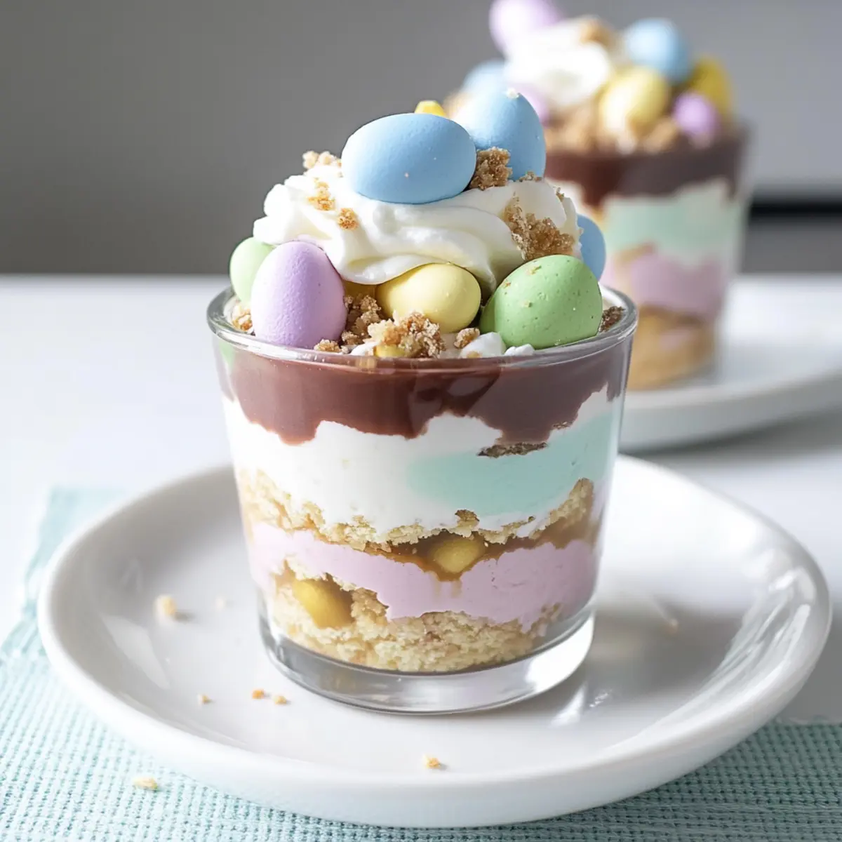 Chocolate Parfait for Easter