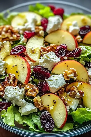 Honeycrisp Apple Feta Salad