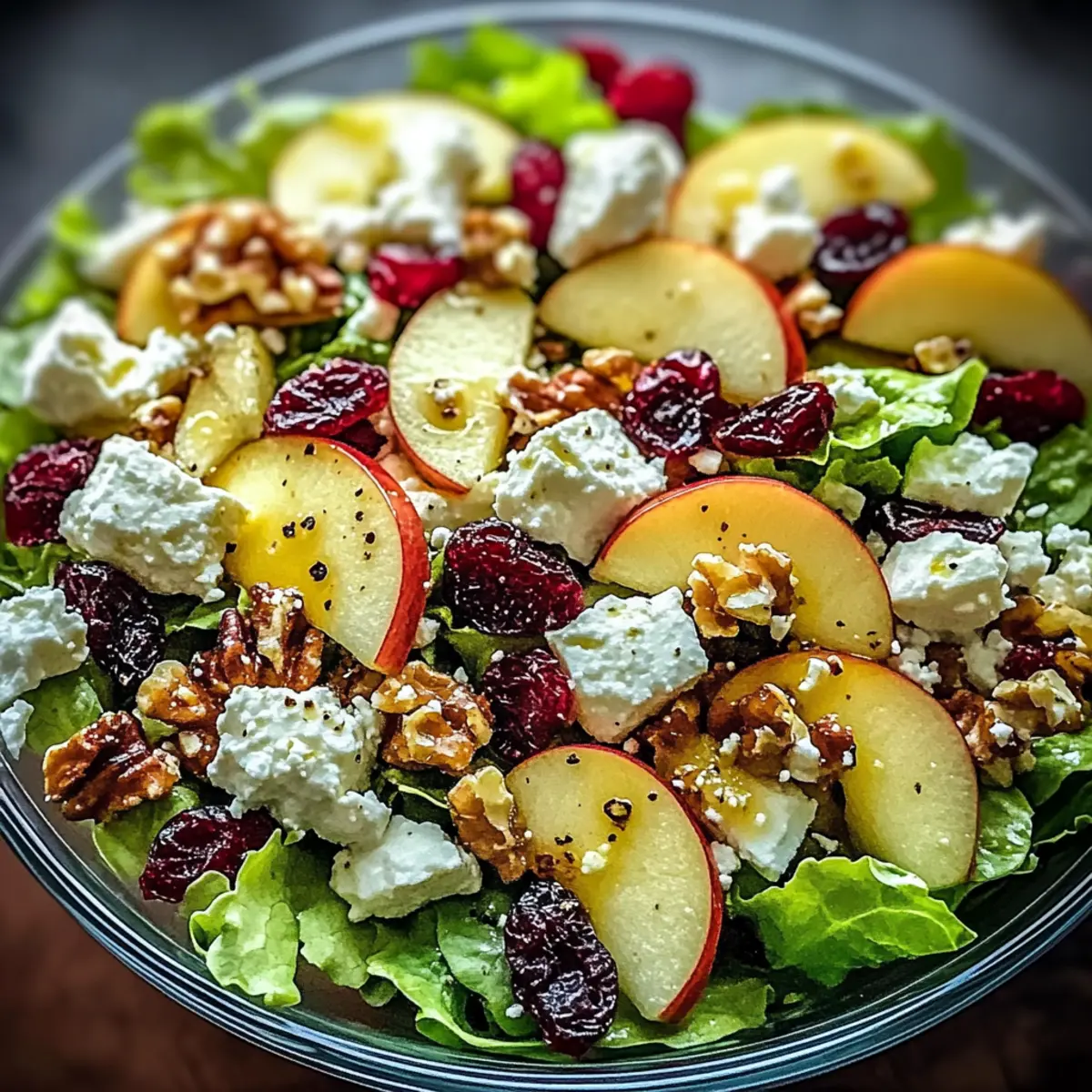 Honeycrisp Apple Feta Salad