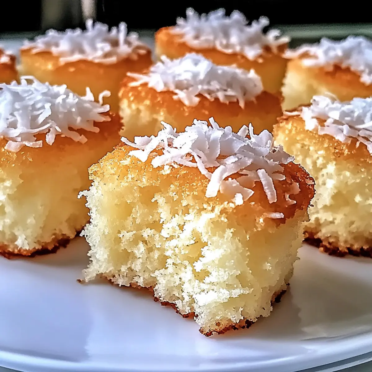 Light Portuguese Coconut Cakes