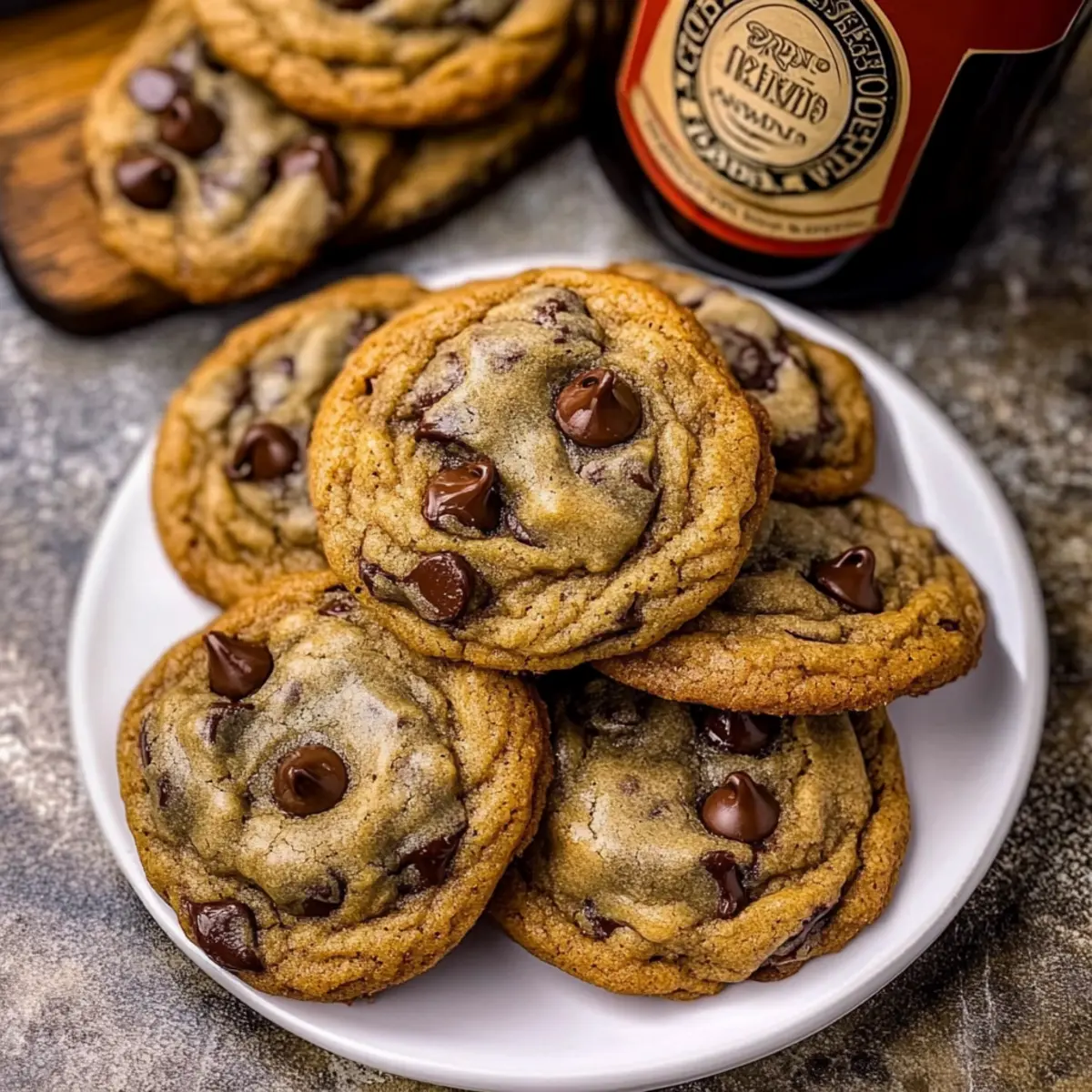 Baileys Irish Cream Chocolate Chip Cookies