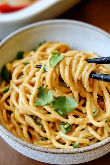 Slurpalicious Vegan Peanut Noodles