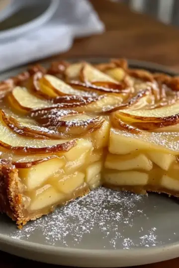 Creamy Apple Custard Pie