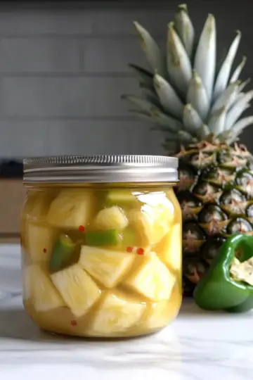 Spicy Pickled Pineapple