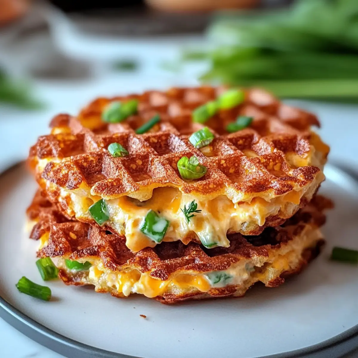 Savory Tuna Melt Chaffle