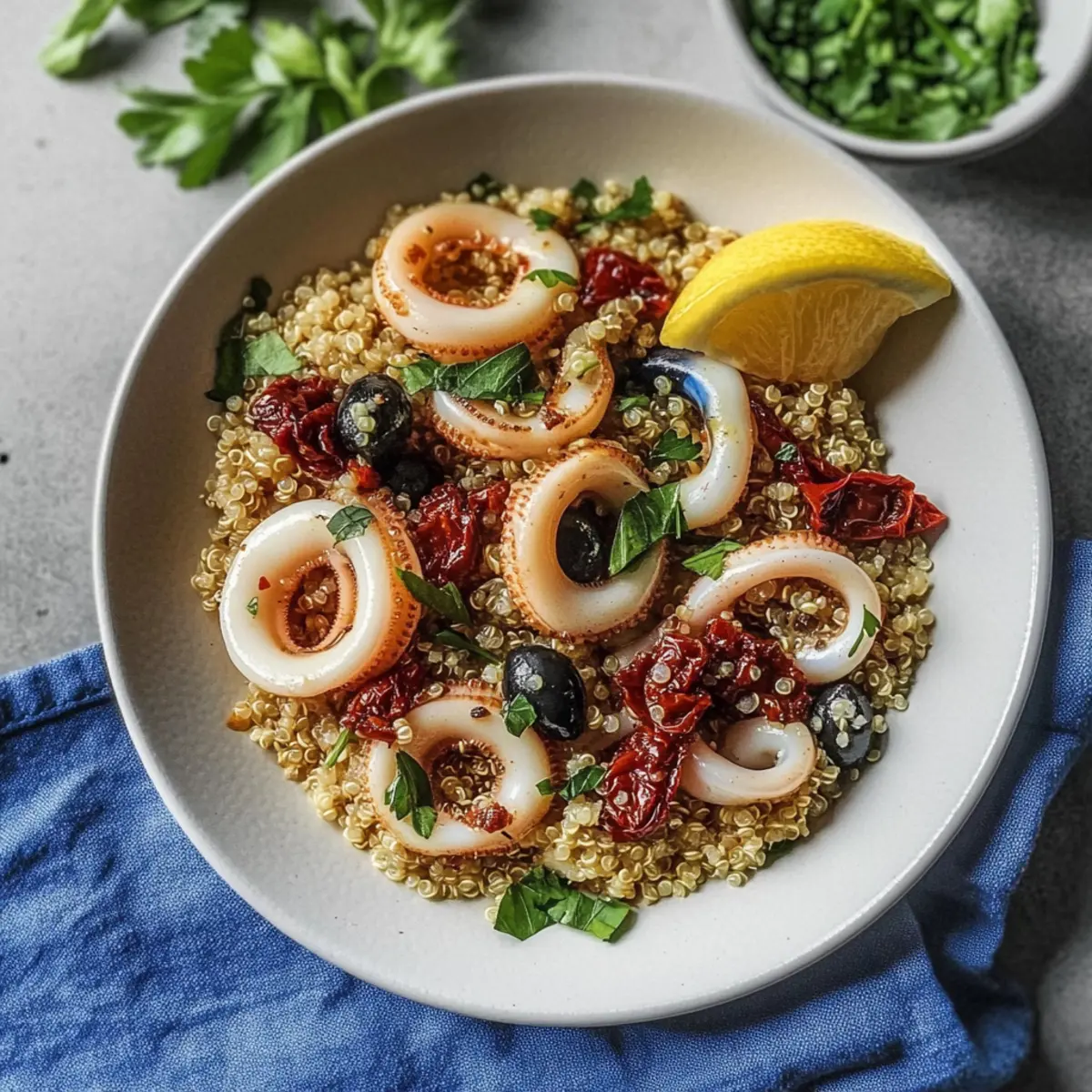 Puttanesca-Style Sautéed Squid