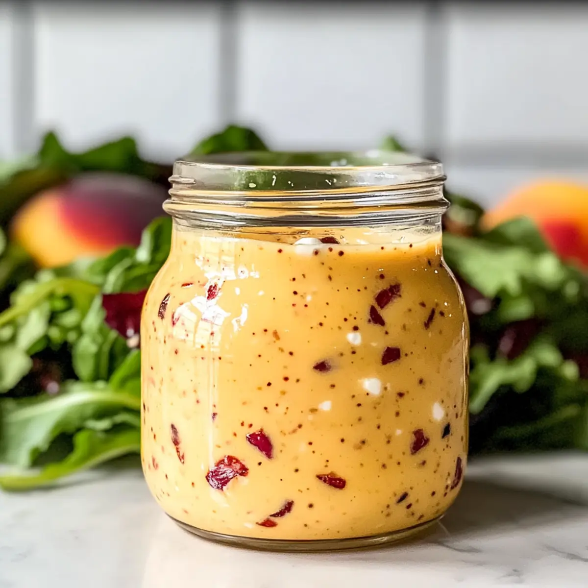 Tasty Peach Salad Dressing