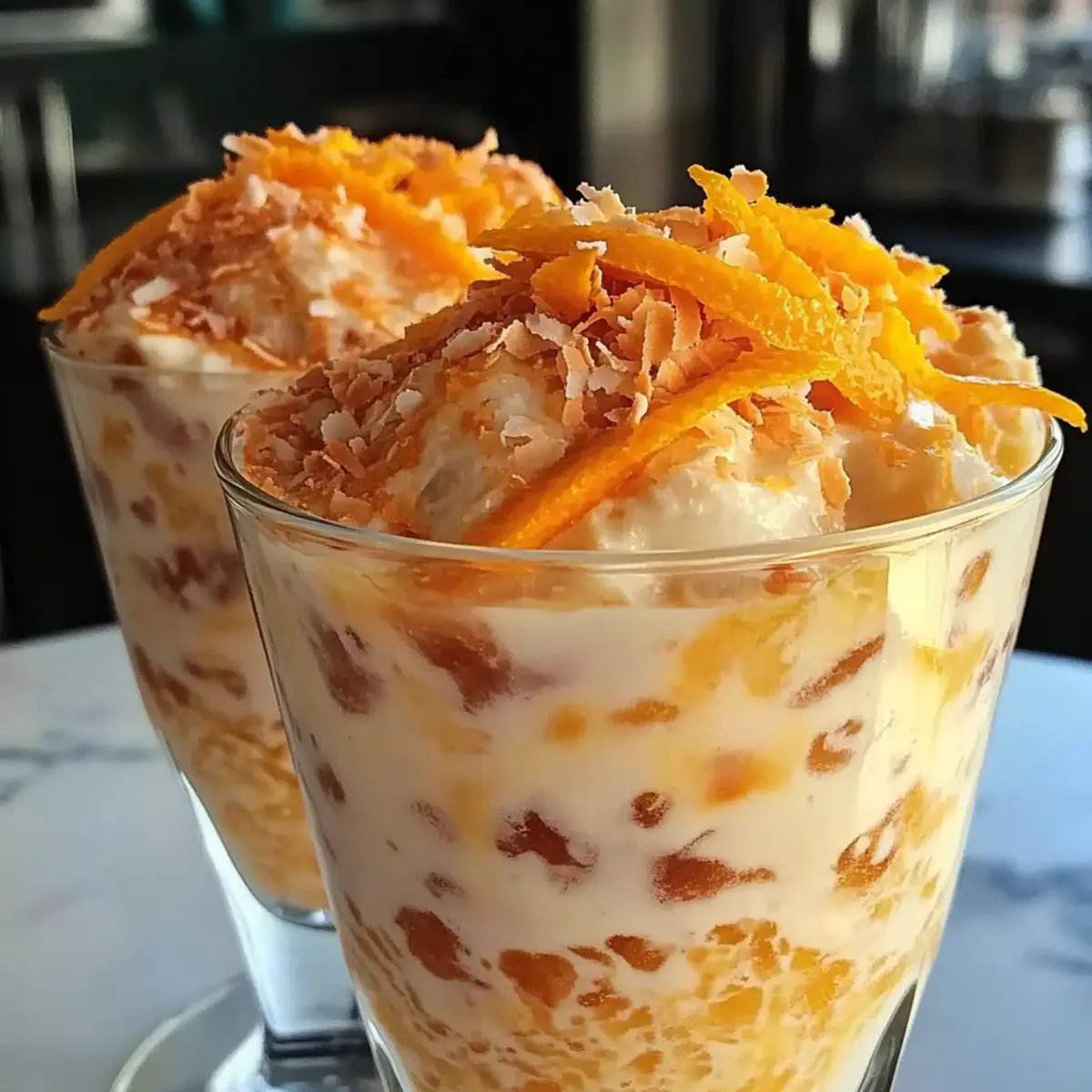 Refreshing Coconut Orange Glow