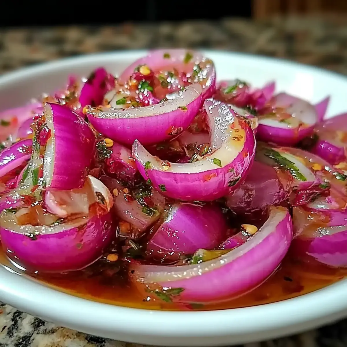 Hot Honey Pickled Red Onions