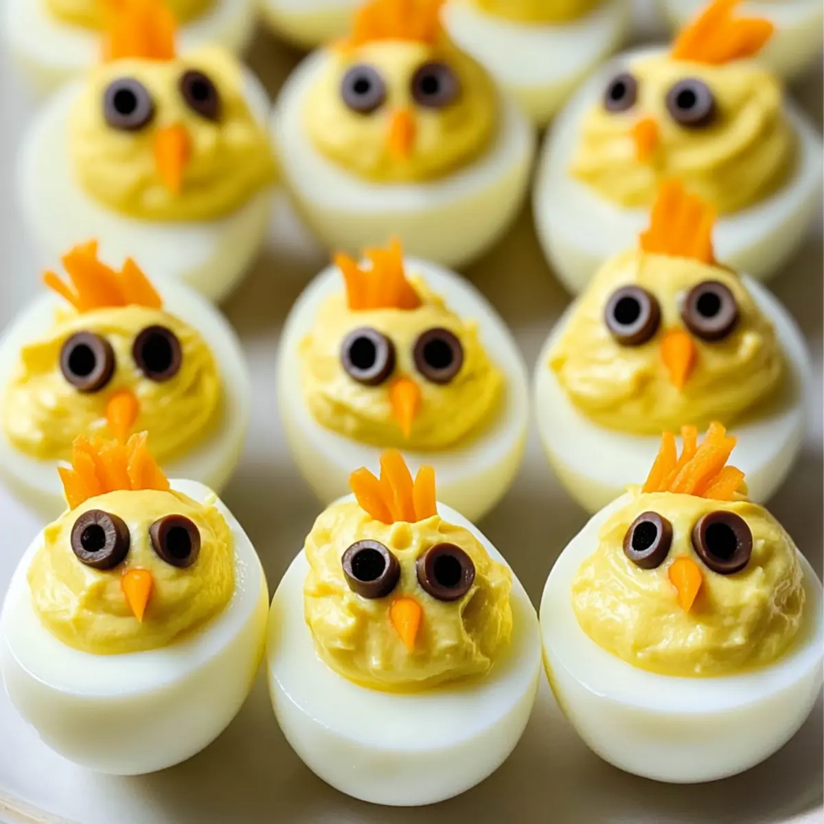 Deviled Egg Chicks (Hatching Style)