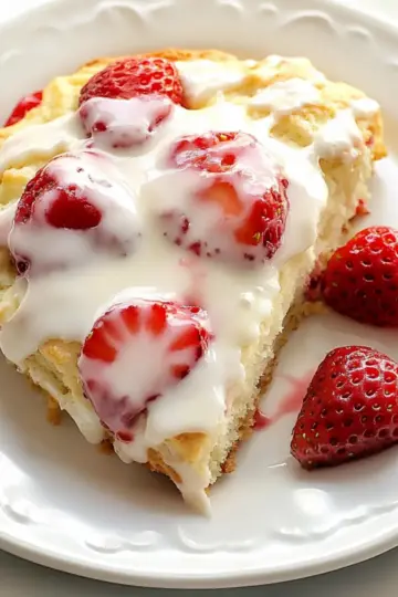 Strawberries and Cream Scones