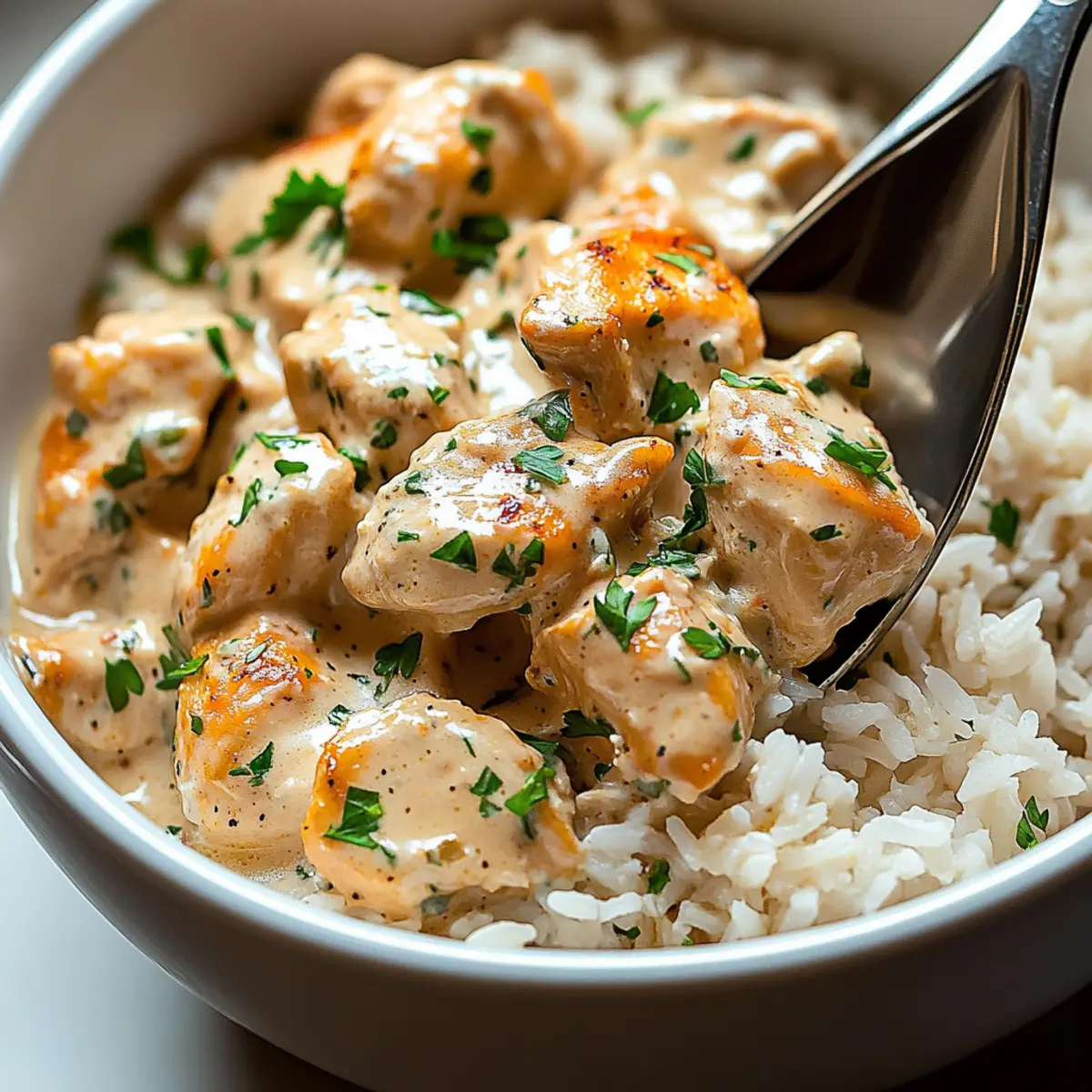 Creamy Herb Chicken & Basmati Rice