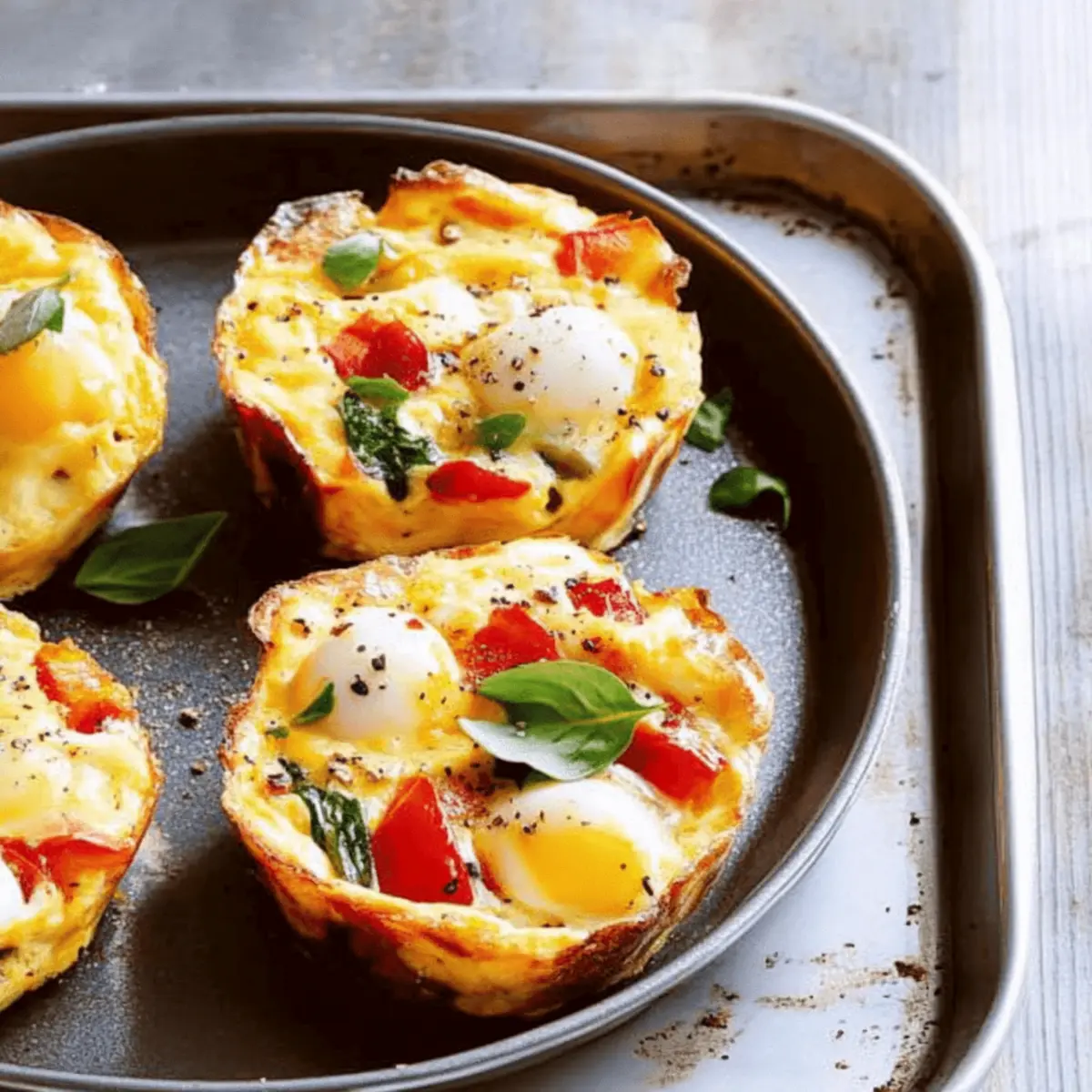 Sausage and Potato Mini-Egg Bakes