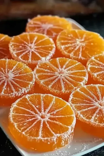 Homemade Orange Candy