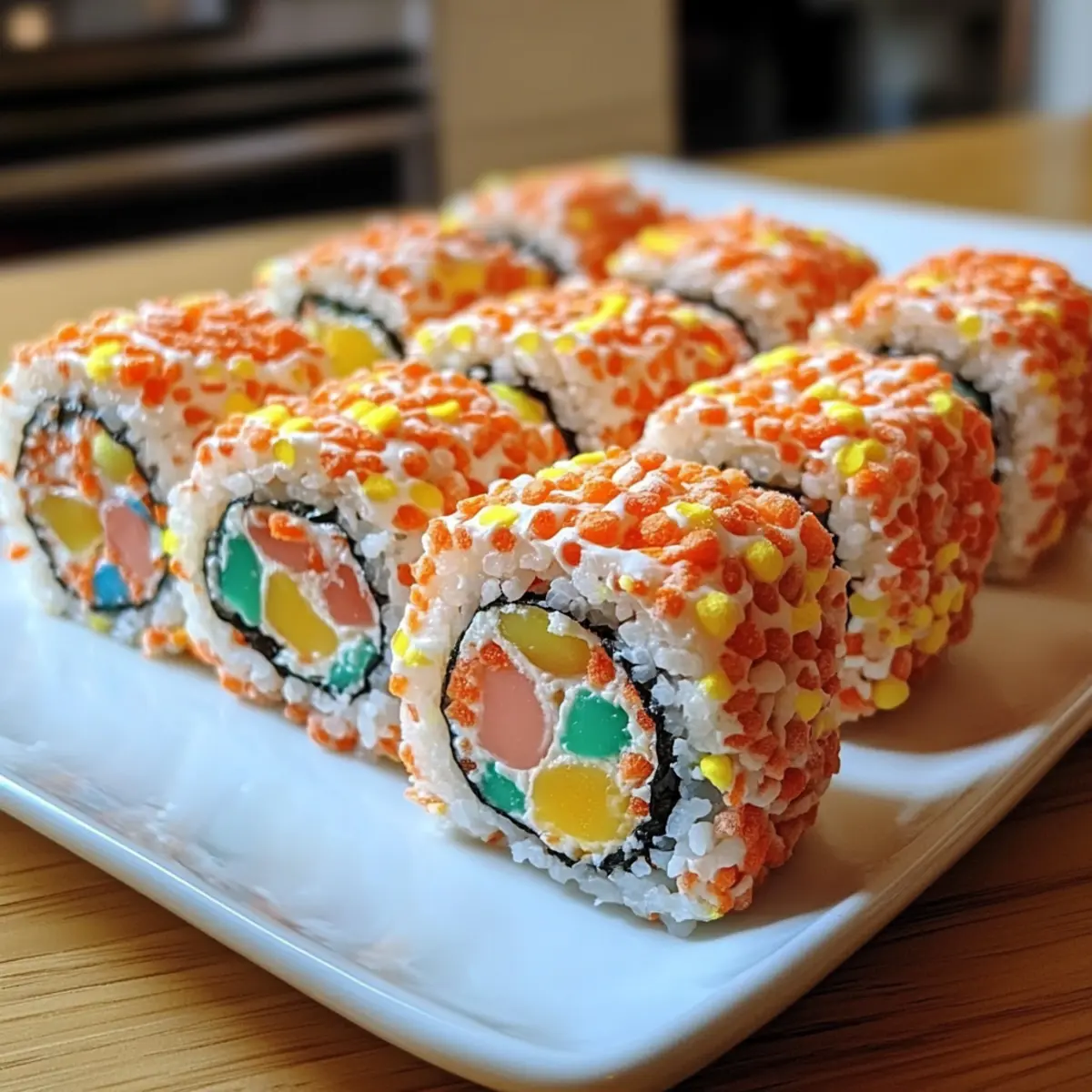 Tasty Fruity Pebbles Sushi