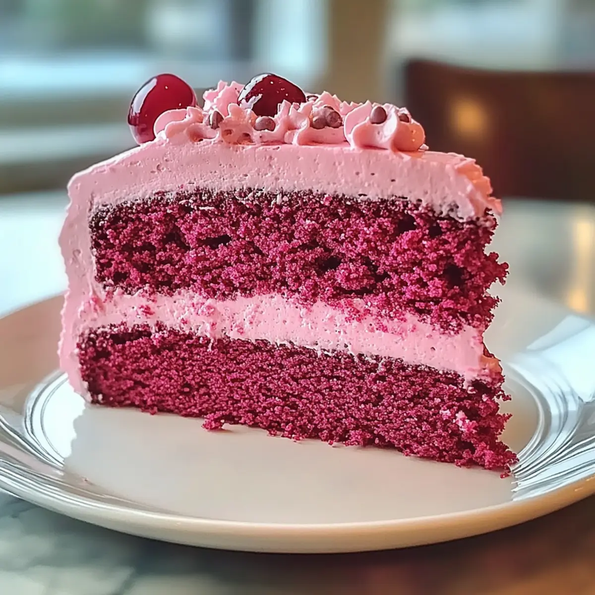Mother’s Day Pink Velvet Cake
