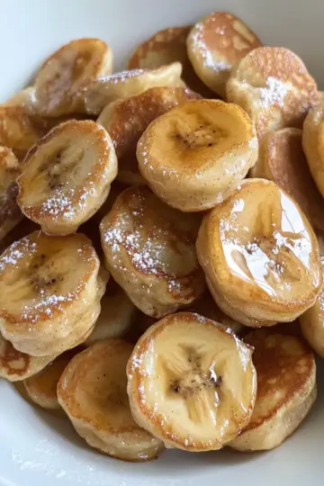 Mini Banana Pancake Bites