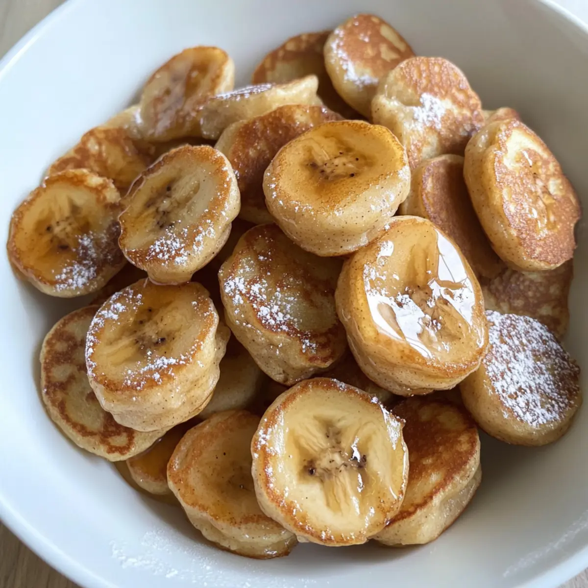 Mini Banana Pancake Bites