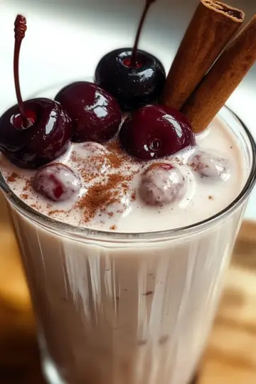 Creamy Cherry Cinnamon Horchata