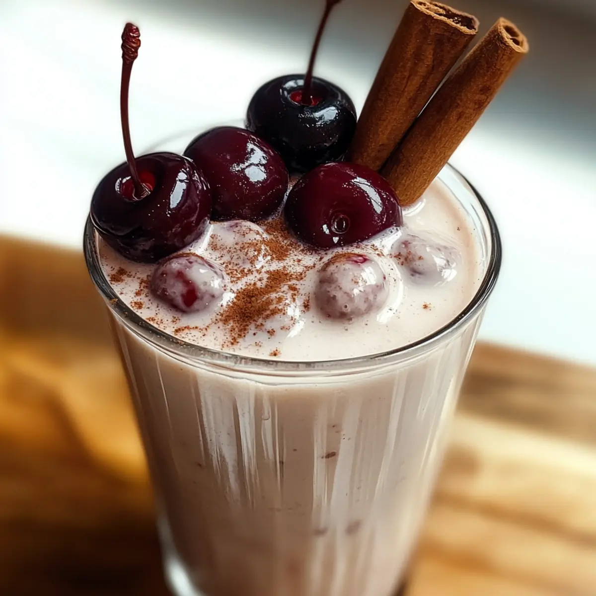 Creamy Cherry Cinnamon Horchata