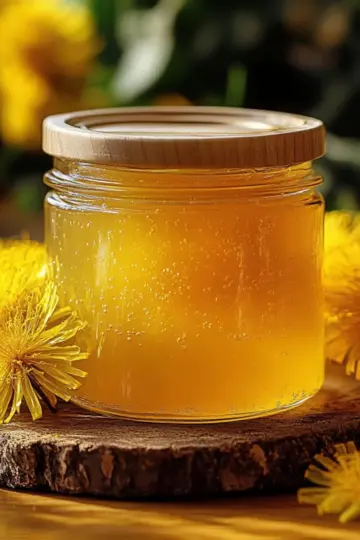 Homemade Wild Dandelion Jelly
