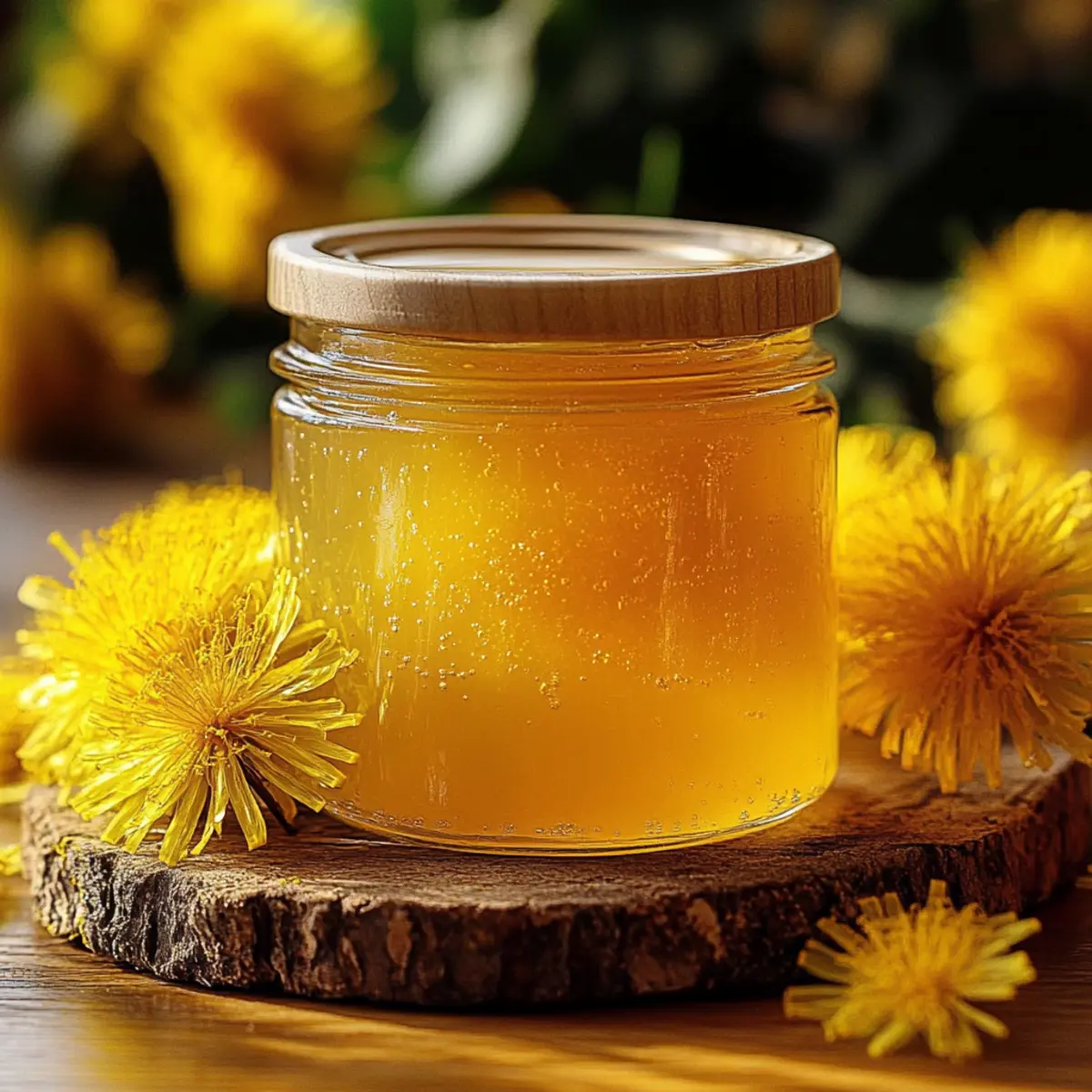 Homemade Wild Dandelion Jelly