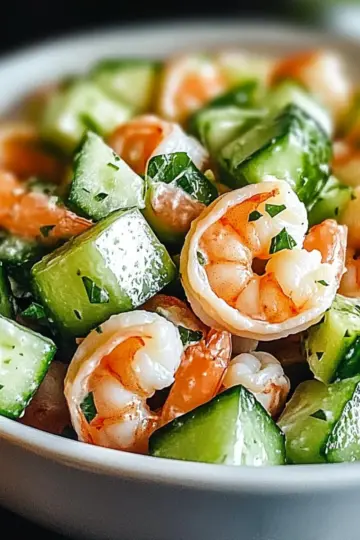 Cucumber Shrimp Salad