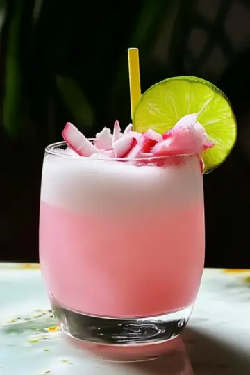 Guava, Coconut, & Lime Sparkler