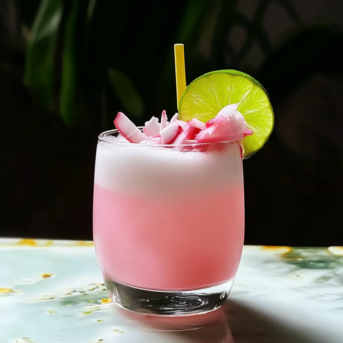 Guava, Coconut, & Lime Sparkler