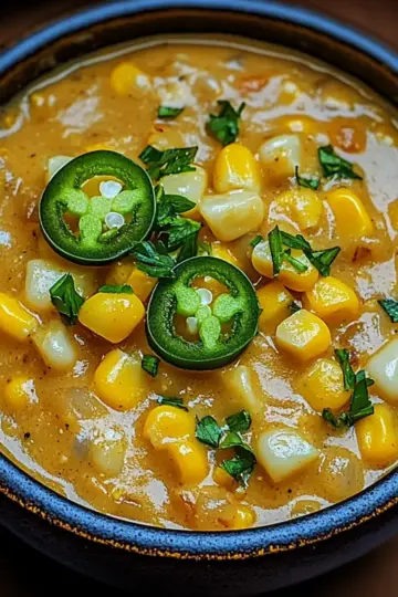 Creamy Jalapeño Corn Chowder