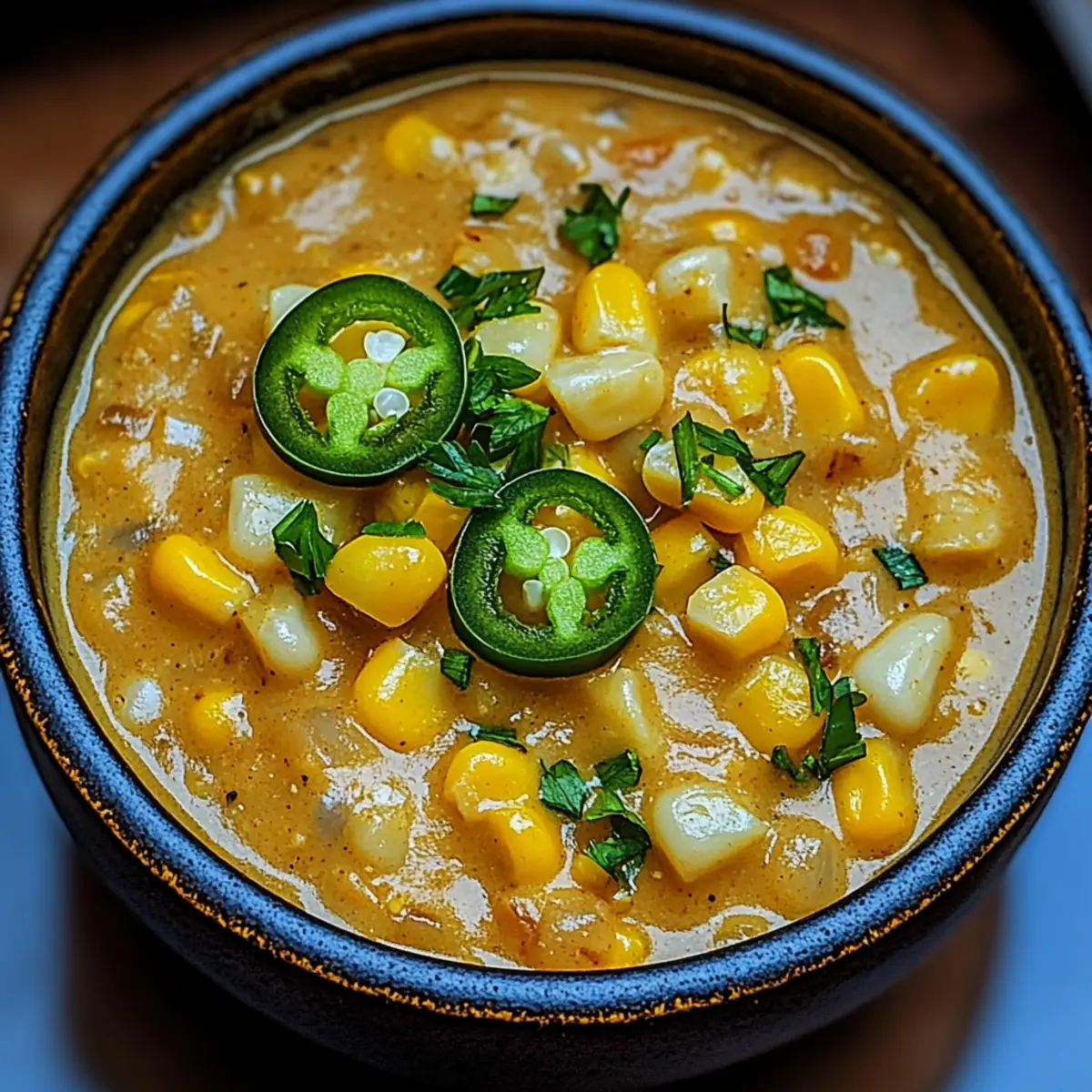 Creamy Jalapeño Corn Chowder