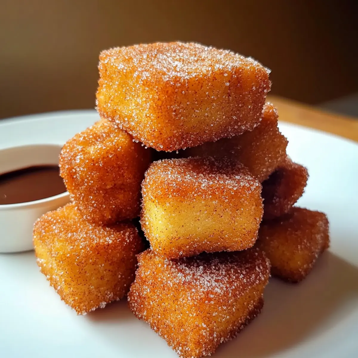 Air Fryer Churro Bites